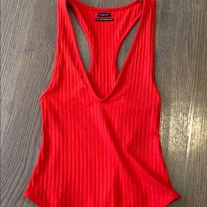 Urban Outfitters red bodysuit, size small